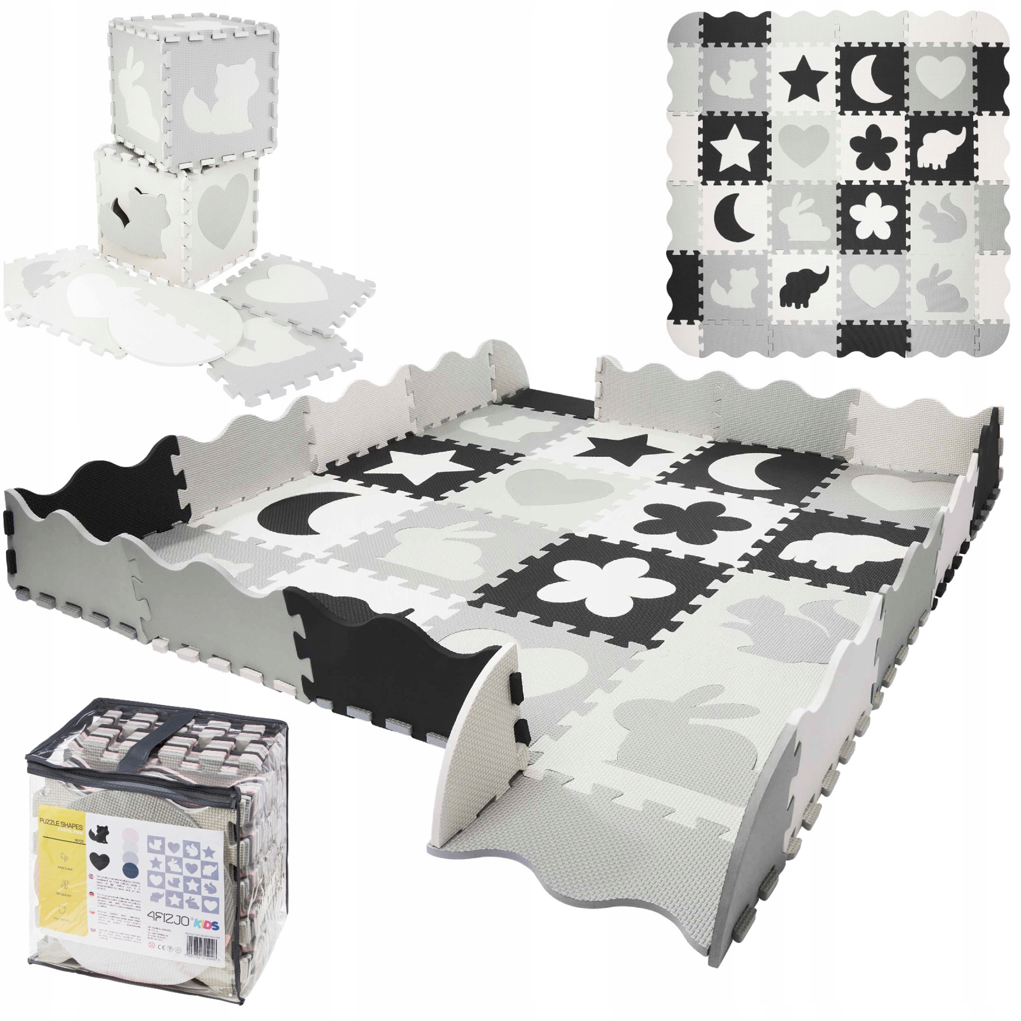 PUZZLE PIANKOWE MATA EDUKACYJNA KOJEC 36szt. XXL