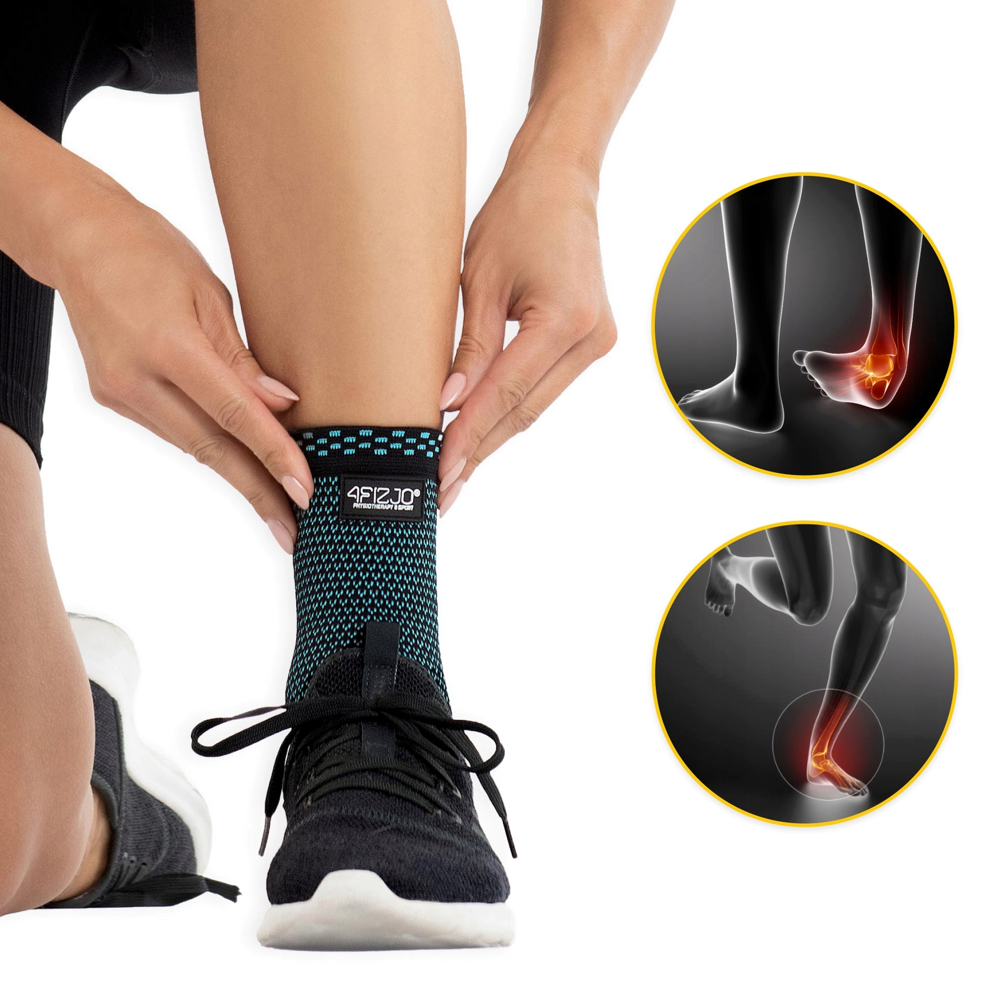 orteza stabilizator stawu skokowego kostki stopy 4fizjo