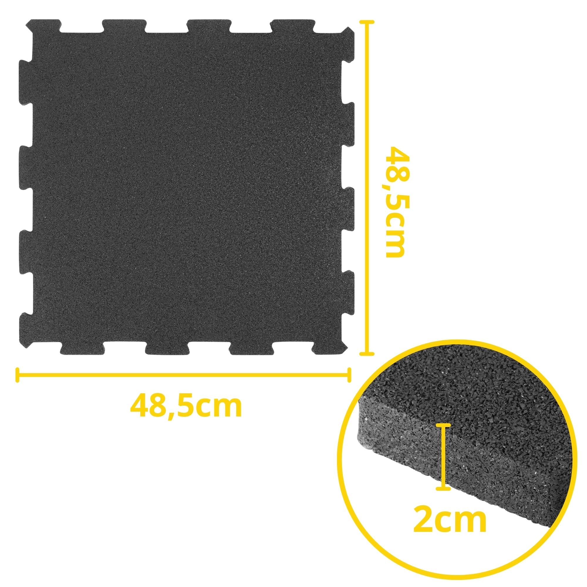 mata treningowa puzzle na silownie podloga sportowa gumowa 4fizjo