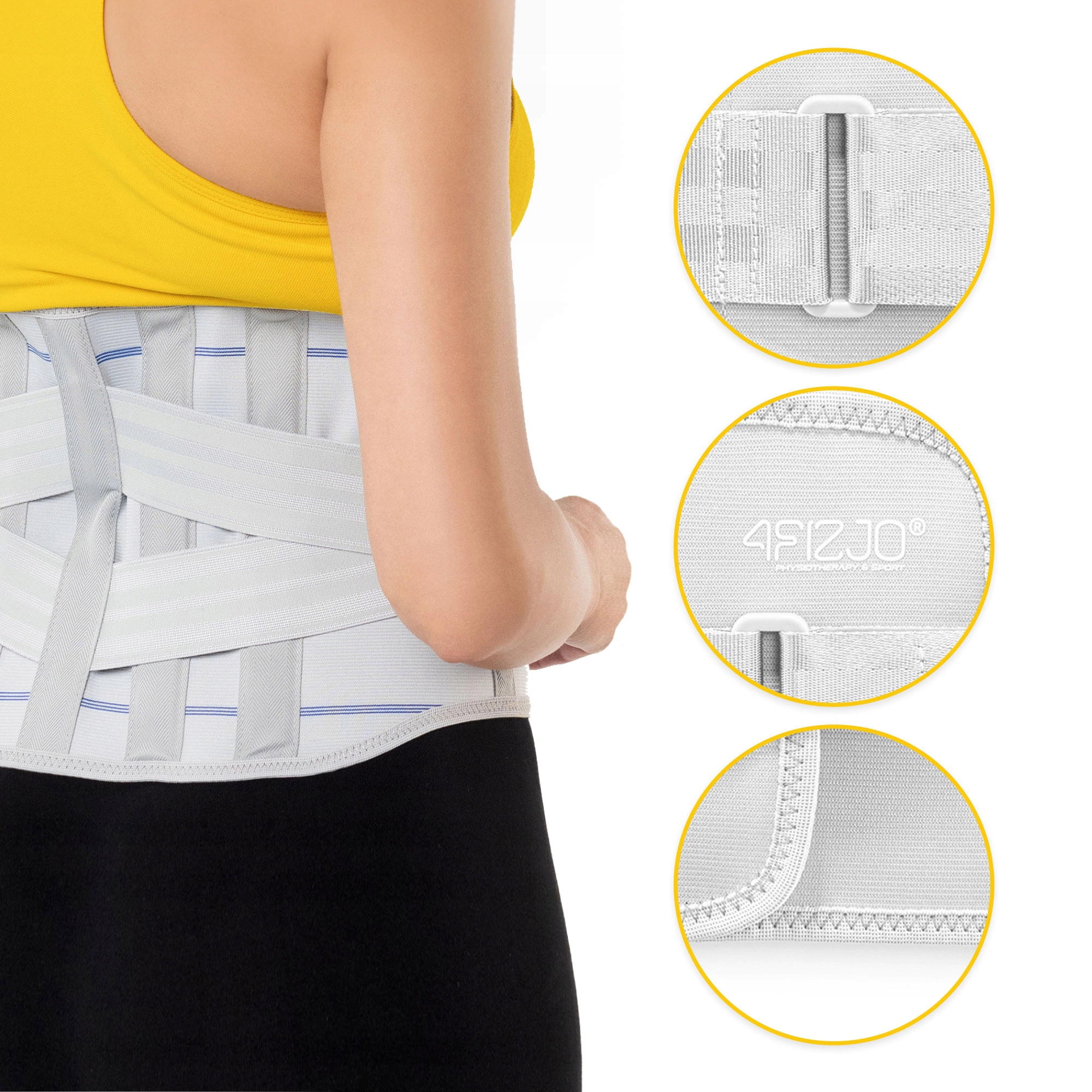 stabilizator gorset ortopedyczny pas ledzwiowokrzyzowy stabilizujacy 4fizjo