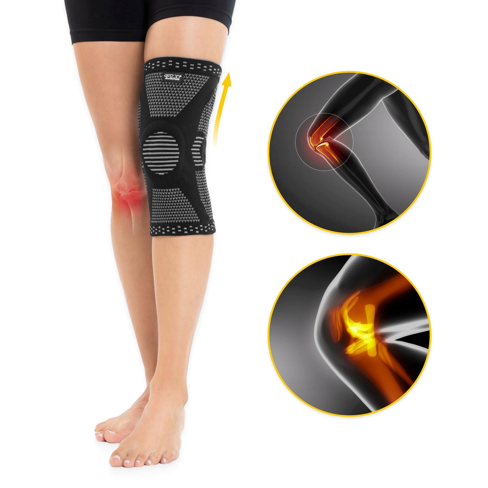 stabilizator na kolano ze stabilizacja rzepki