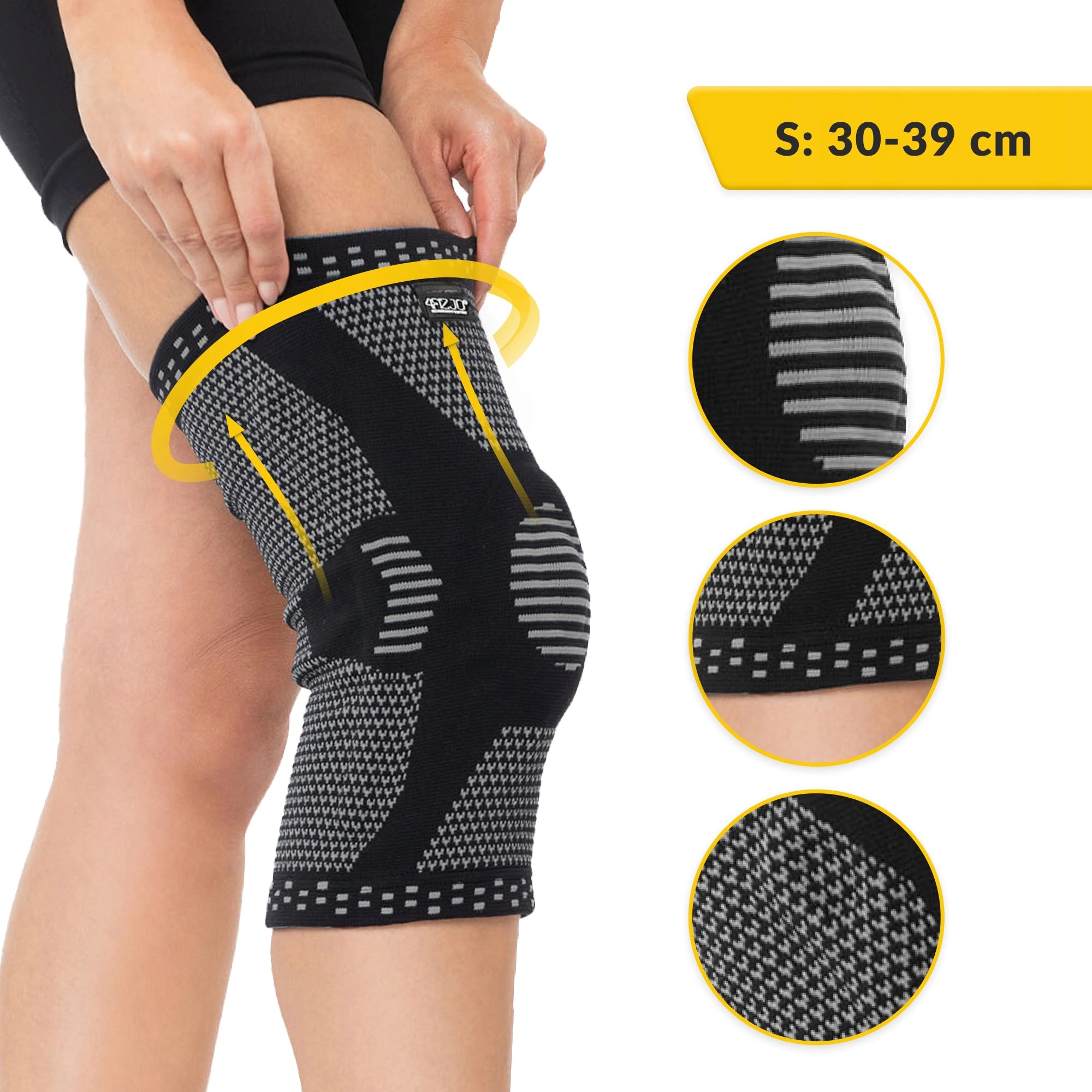 stabilizator na kolano ze stabilizacja rzepki