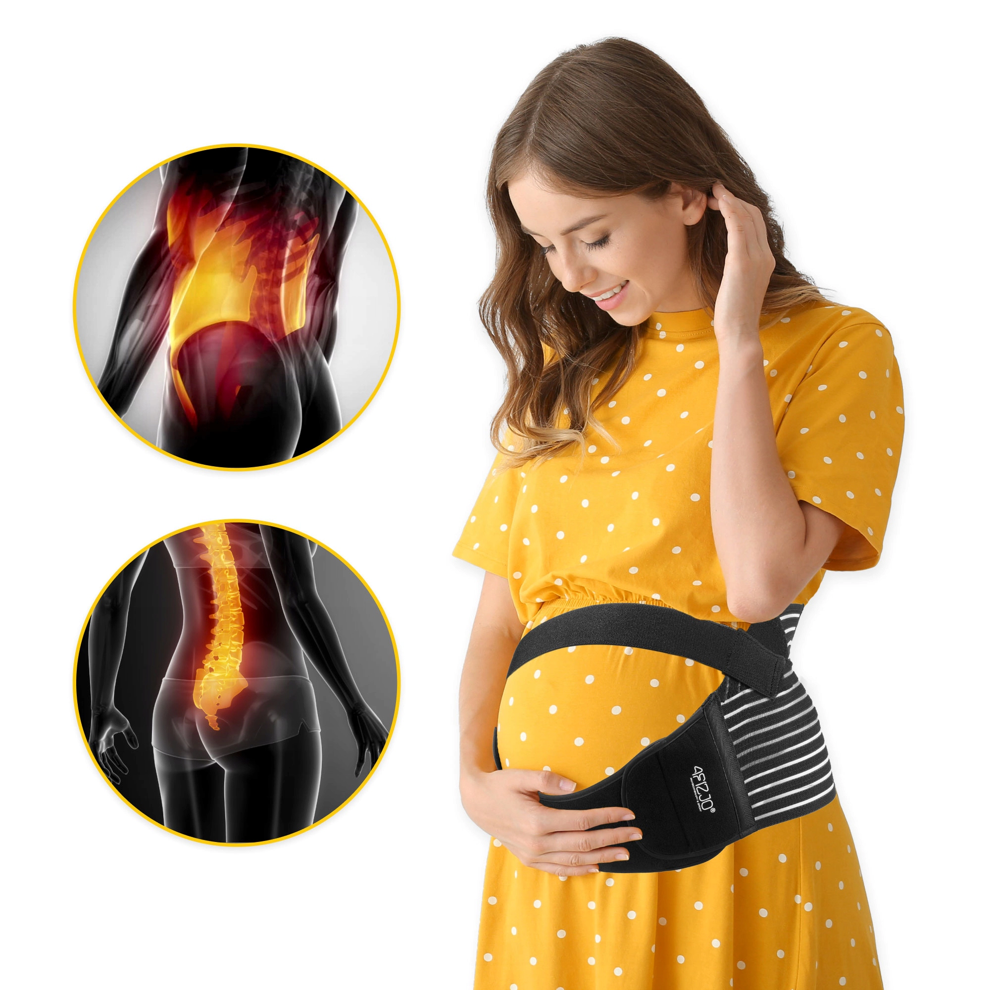 elastyczny pas ciazowy macierzynski podtrzymujacy brzuch