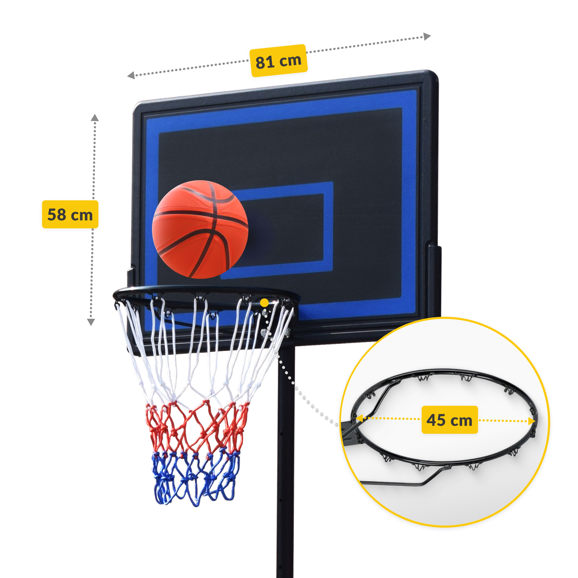 kosz do koszykówki wolnostojcy 