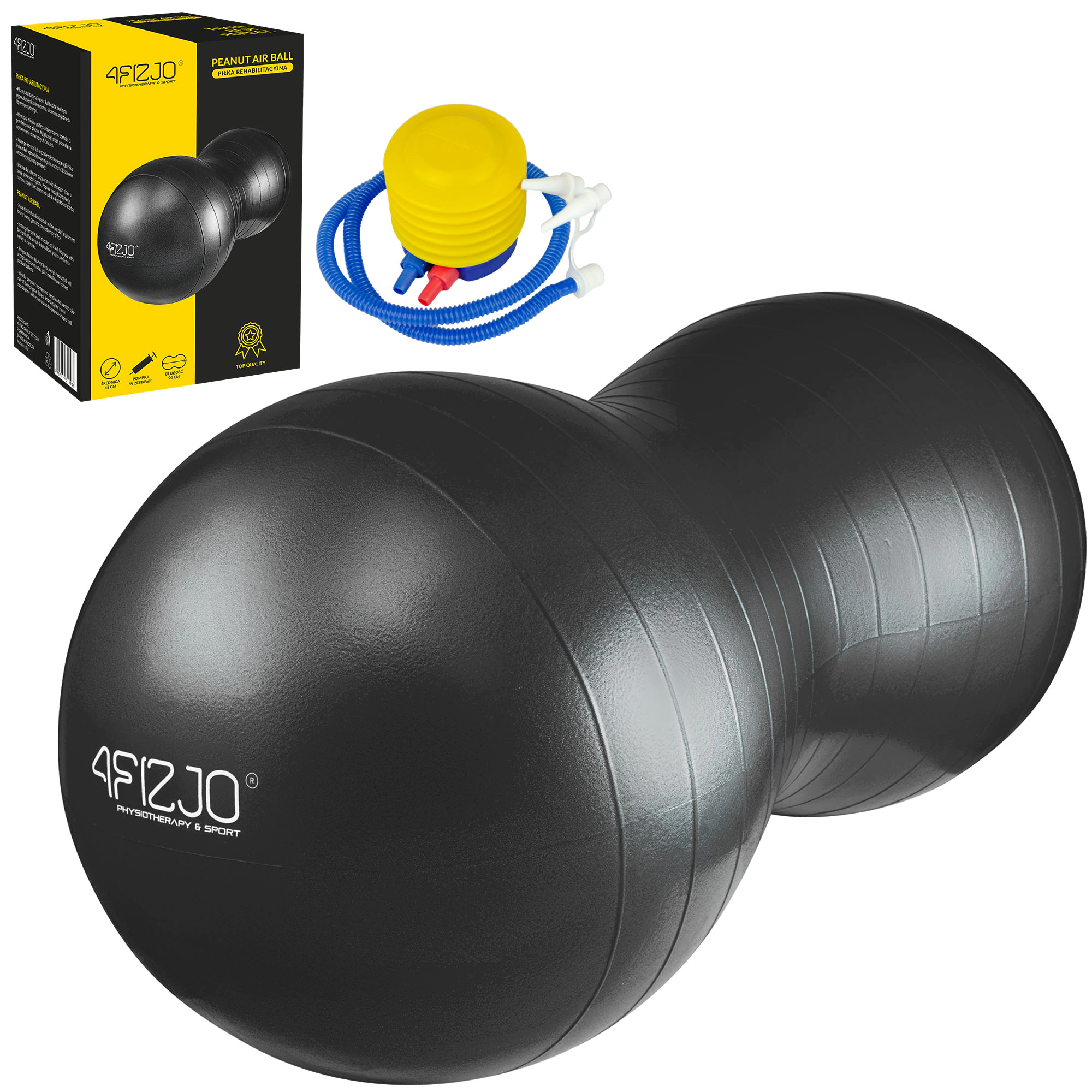 pilka air ball peanut fasolka orzeszek do cwiczen duza