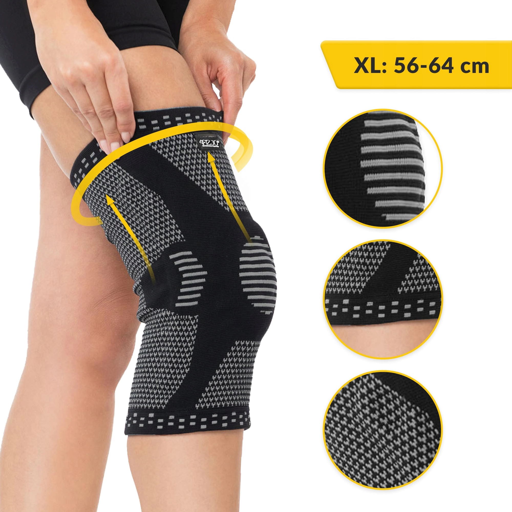 stabilizator na kolano ze stabilizacja rzepki