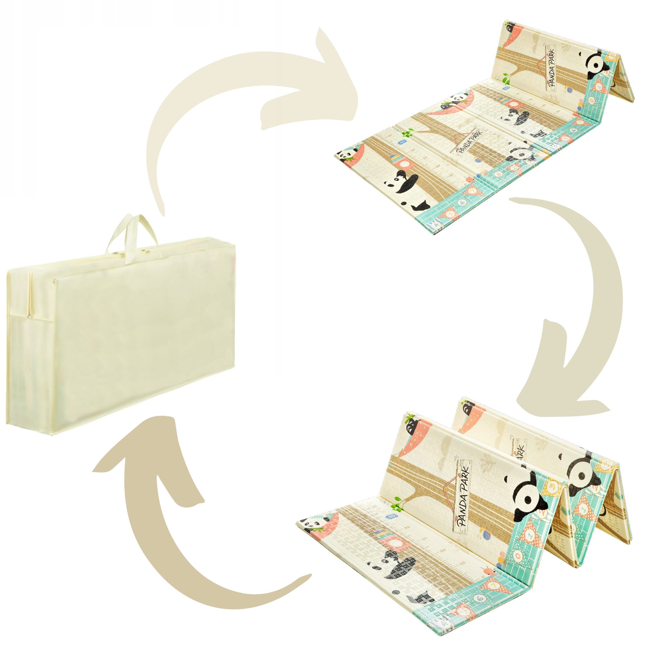 skladana mata edukacyjna dla dzieci