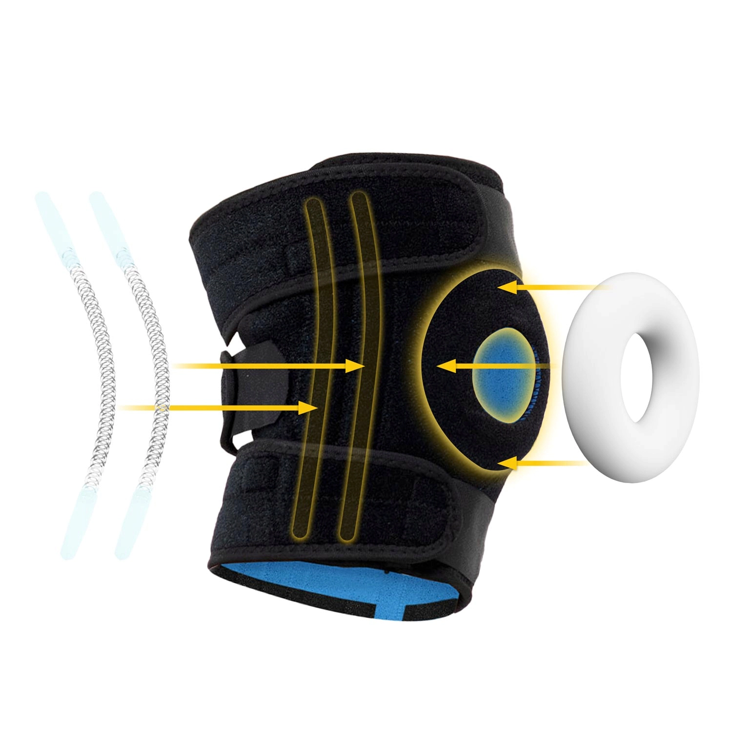 orteza na kolano stabilizator stawu kolanowego usztywniajacy