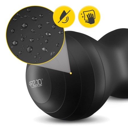 AIR BALL PEANUT gimnasztikai labda, fekete