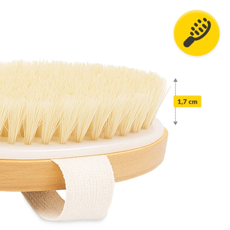 Hosszú, 2 az 1-ben fürdő- és masszázskefe