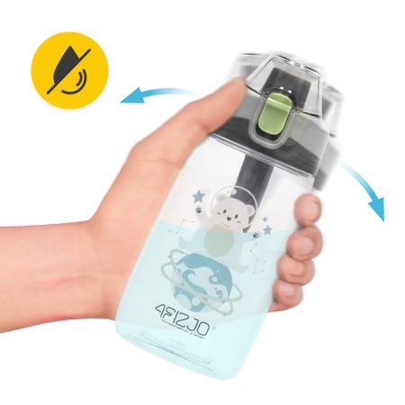 Gyermek kulacs, mackós minta, 550 ml