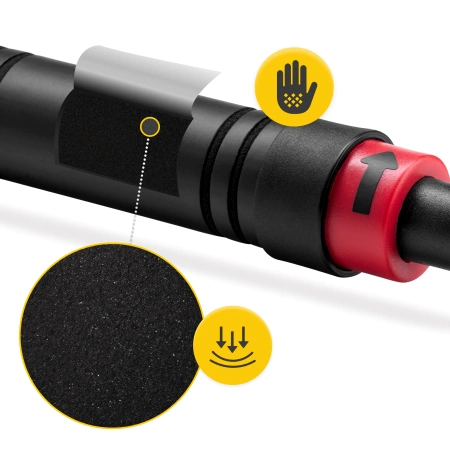 Feszítőrúdas húzódzkodó rúd, piros