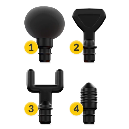 Masszázspisztoly-fej készlet, 8 db