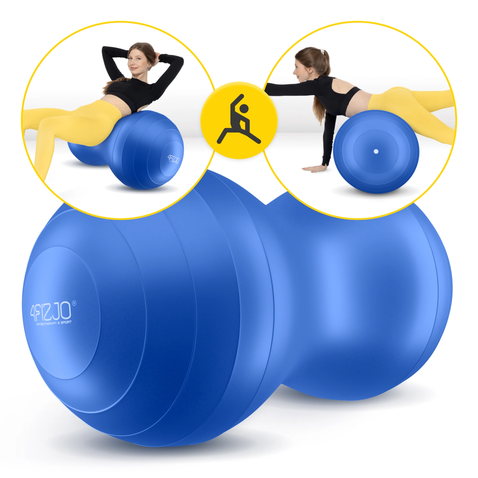 pilka air ball peanut fasolka orzeszek do cwiczen duza