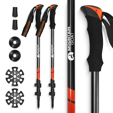 Mountain Goat PEAK+ nordic walking túrabot, narancssárga