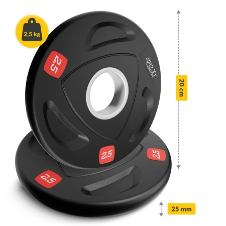 Olimpiai súlytárcsa, 2 x 2,5 kg