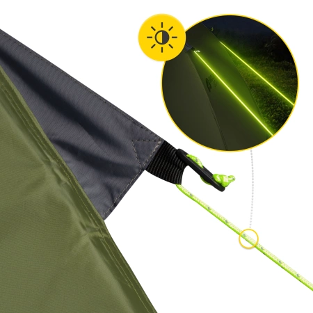 Mountain Goat PRIME DUO turistasátor, zöld