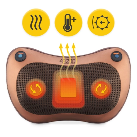 SHIATSU PRO+ masszázspárna, barna