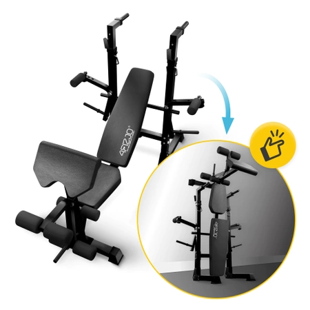 ULTRA állvánnyal rendelkező állítható fekvenyomó pad