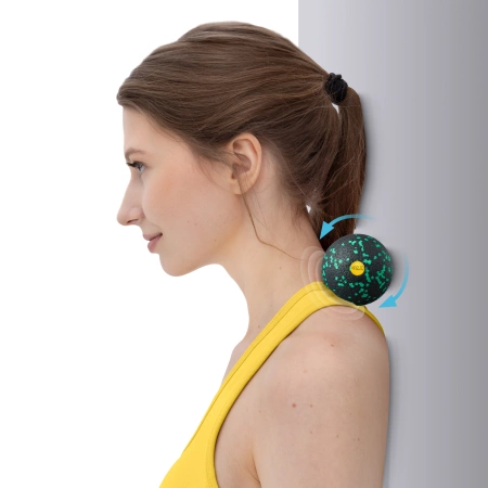 EPP masszázshenger és golyó készlet, 3 db, zöld