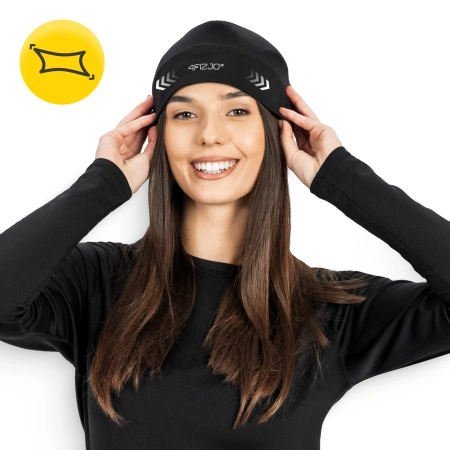 Unisex termikus sapka – rugalmas, fekete