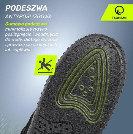 TSUNAMI Slip-on vízicipő, 34-es méret