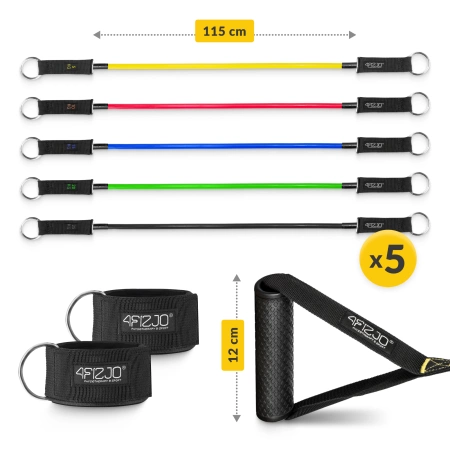 Expander szett edzéshez, 5 db