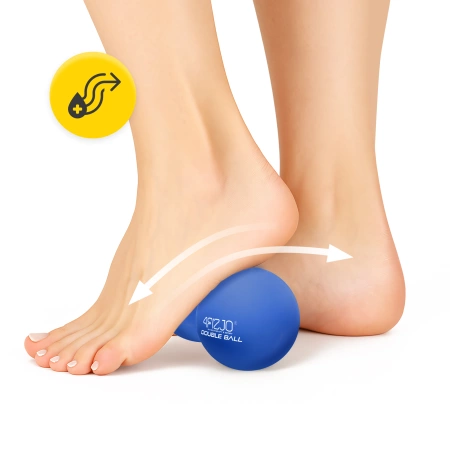 DOUBLE BALL dupla masszázslabda, kék