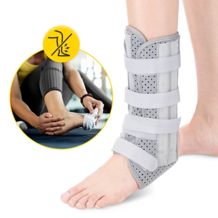 Oldalsó merevítővel ellátott bokarögzítő