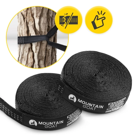 Mountain Goat kétfős utazási függőágy, szürke és rózsaszín