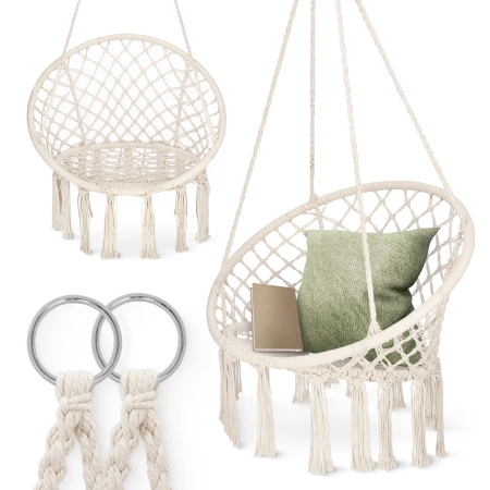 BOHO kerti hinta, bézs