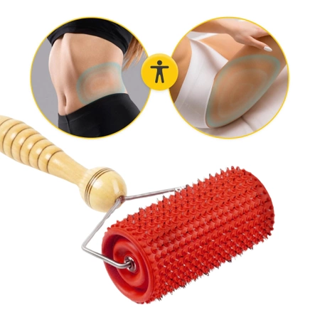 Lyapko 5,0 többtűs masszázshenger, nikkelmentes, piros