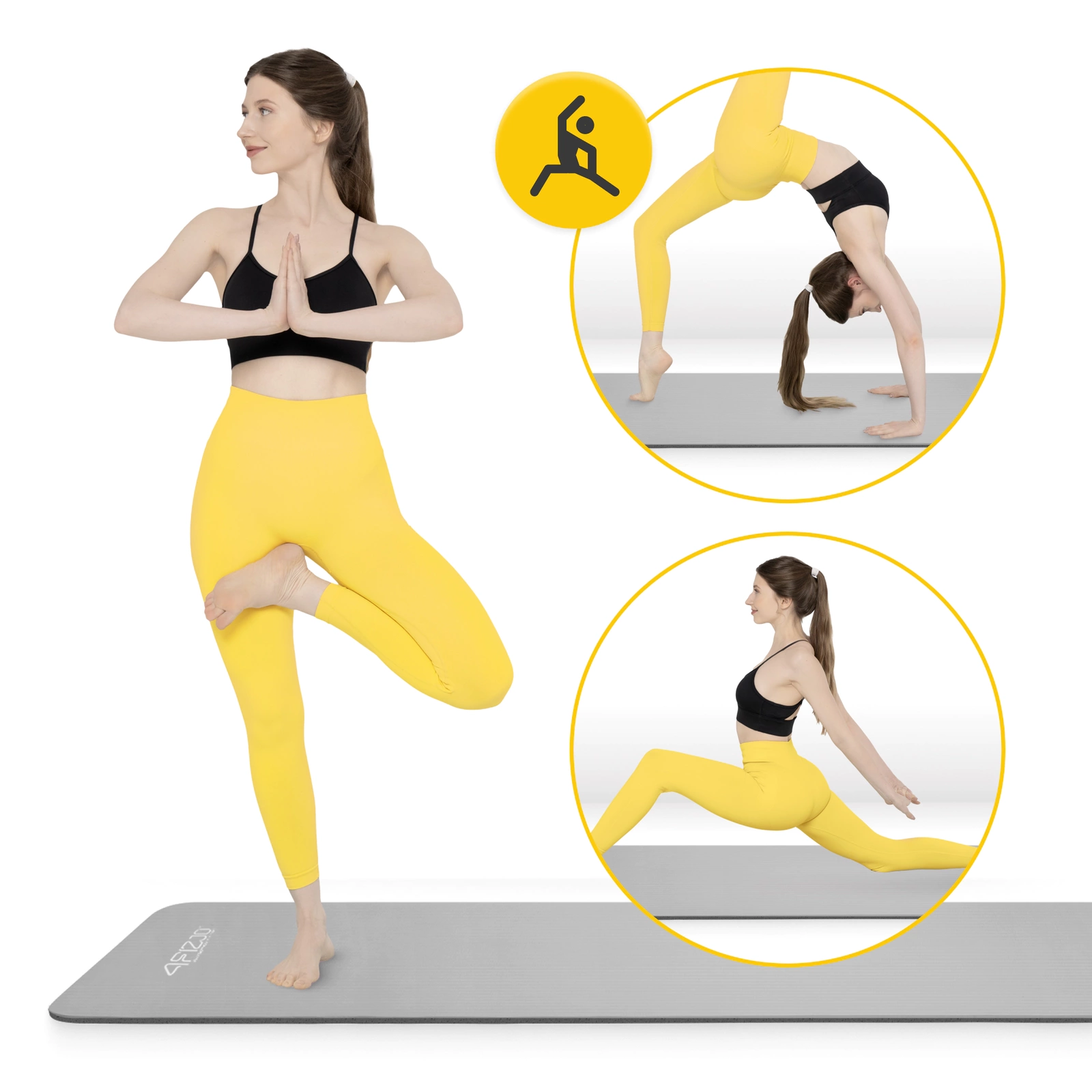 mata do ćwiczeń i rozciągania gruba piankowa 