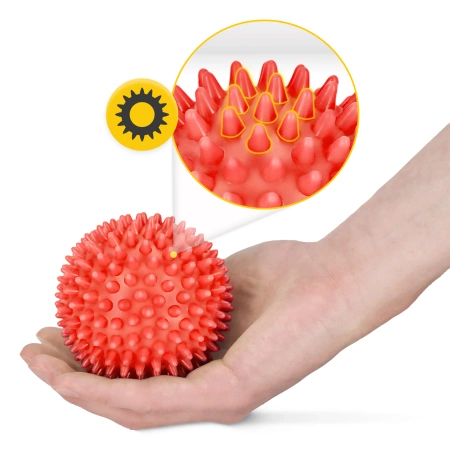 SPIKE+ tüskés masszázslabda, 7 cm