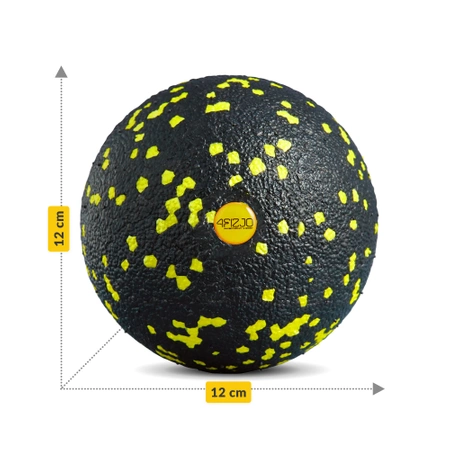 EPP masszázslabda, 12 cm, sárga