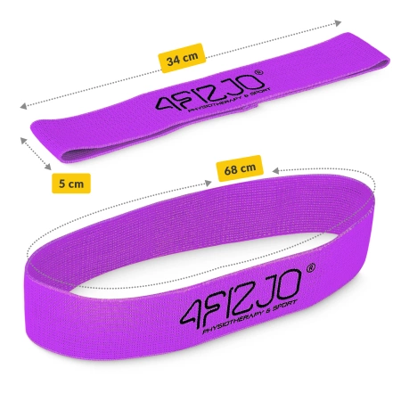 FLEX BAND textil fitness gumiszalag, 16-22 kg