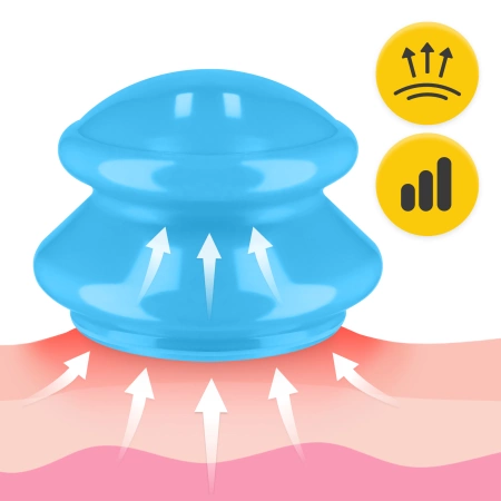 Gumiköpöly készlet, 4 db, kék