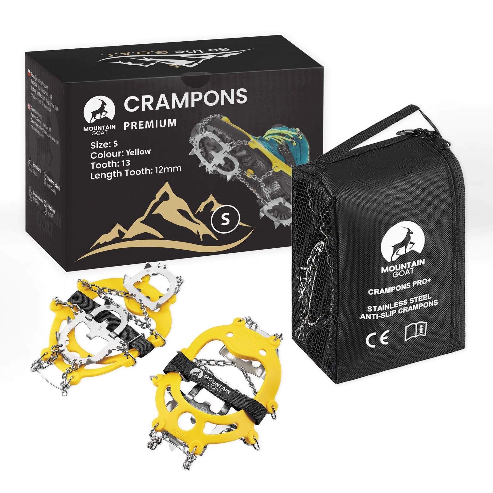 turystyczne raczki na buty turystyczne trekkingowe mountain goat