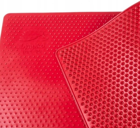 Lyapko Standard 7,0 masszázsszőnyeg, nikkelmentes, piros