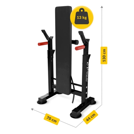 PRO+ fekvenyomó pad beépített állvánnyal