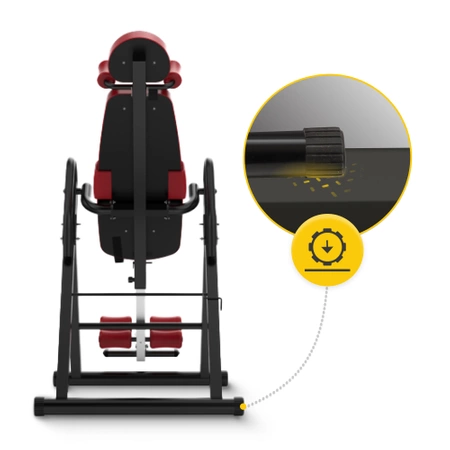 Gerincnyújtó pad, piros