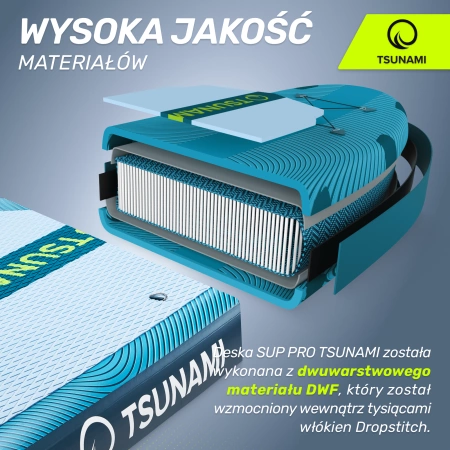 TSUNAMI PRO SUP deszka, 350 cm, T15