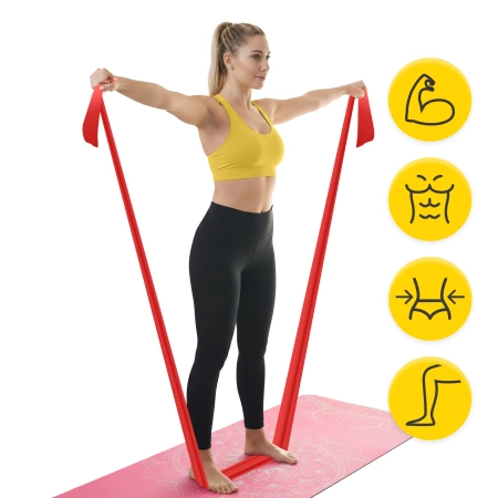 FLAT BAND rehabilitációs szalag, 2-4 kg, 30 m