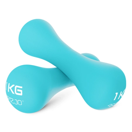 8-as alakú öntöttvas kézisúlyzó, 2 x 1 kg