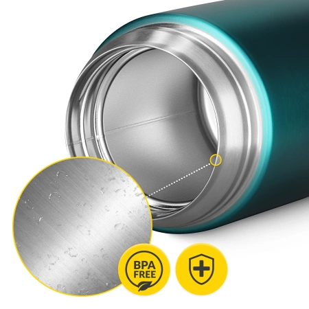 720 ml-es rozsdamentes acél ebédtermosz, kék