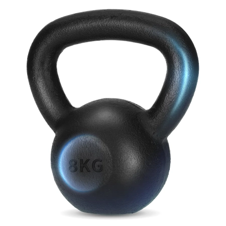 Öntöttvas kettlebell, 8 kg