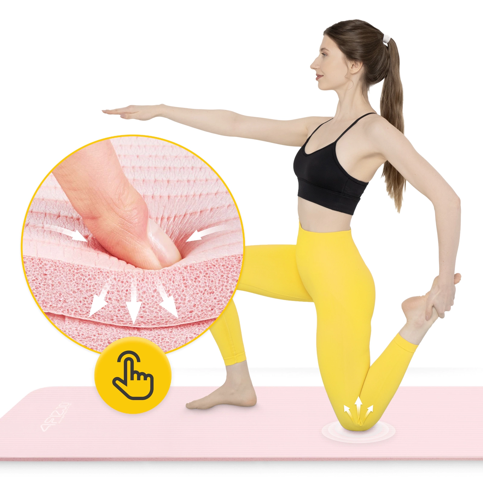 mata do jogi ćwiczeń i rozciągania 