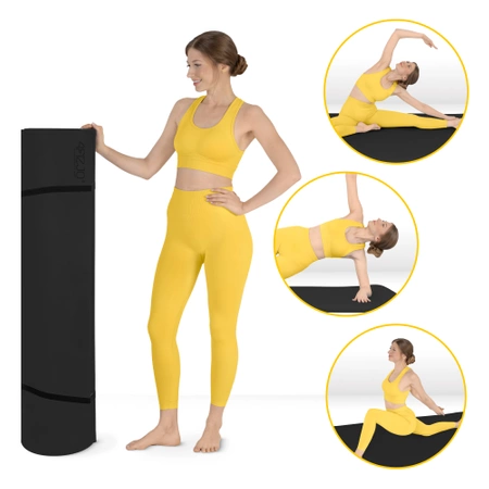 TPE nagy gumipadló, 2 cm, fekete