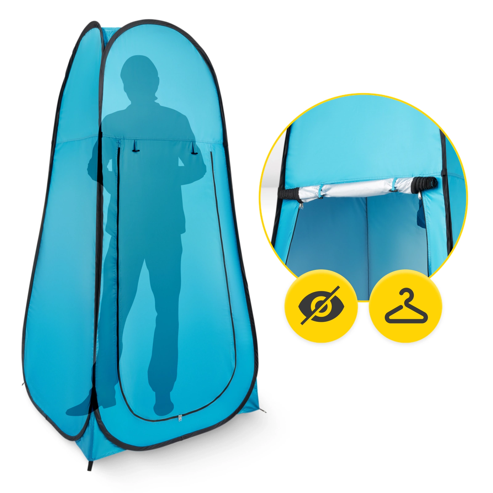 namiot przebieralnia uniwersalny składany samorozkładany opakowanie ochrona przed słońcem wiatrem namiot plażowy 
