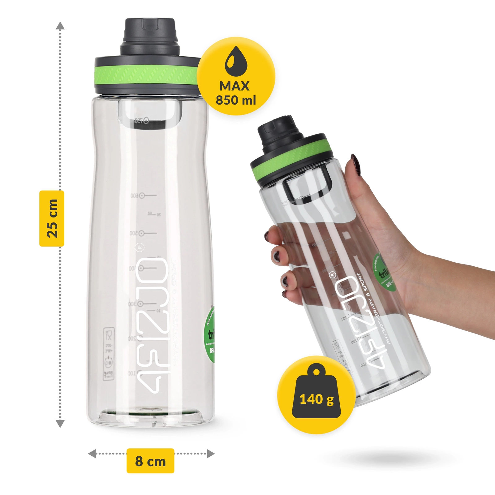 Sticlă de apă 850 ml 